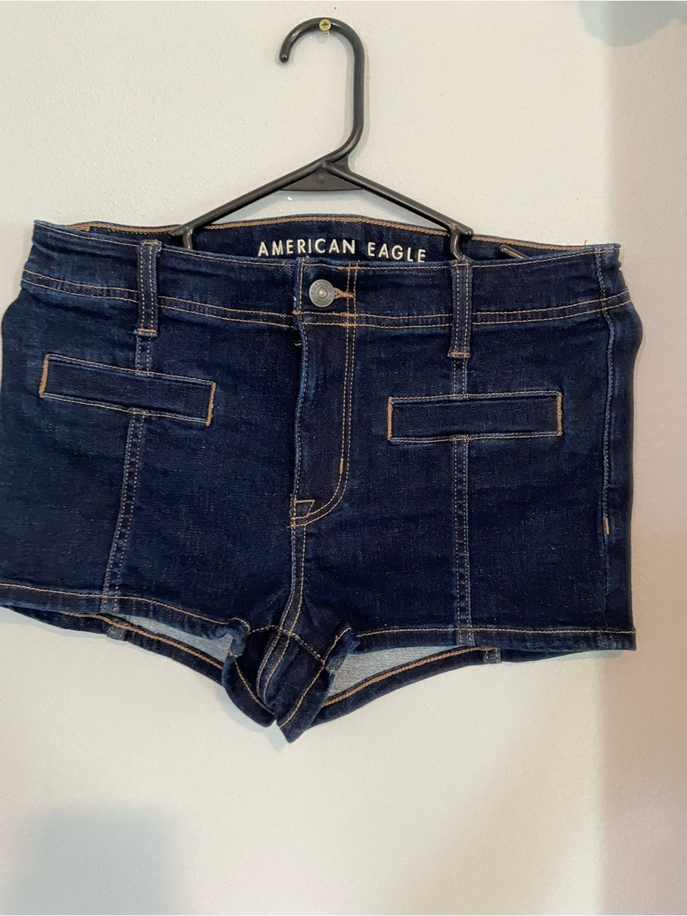 American Eagle Outfitters Dark Indigo Denim Shorts